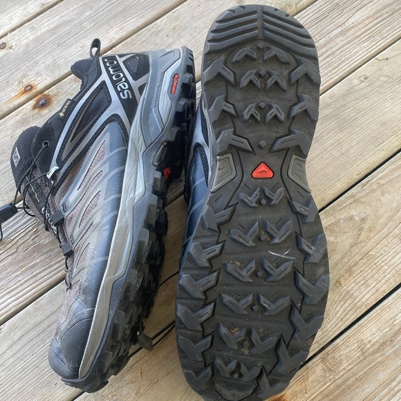 Salomon Men's Black and Gray ultra XTrail Running Shoes - Picture 6 of 7